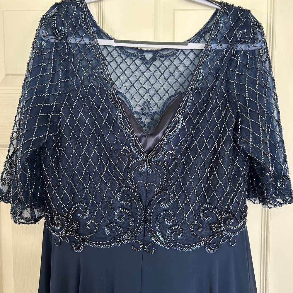 NWT | Christina Wu - Navy Blue | Size 16 - Picture 3 of 4